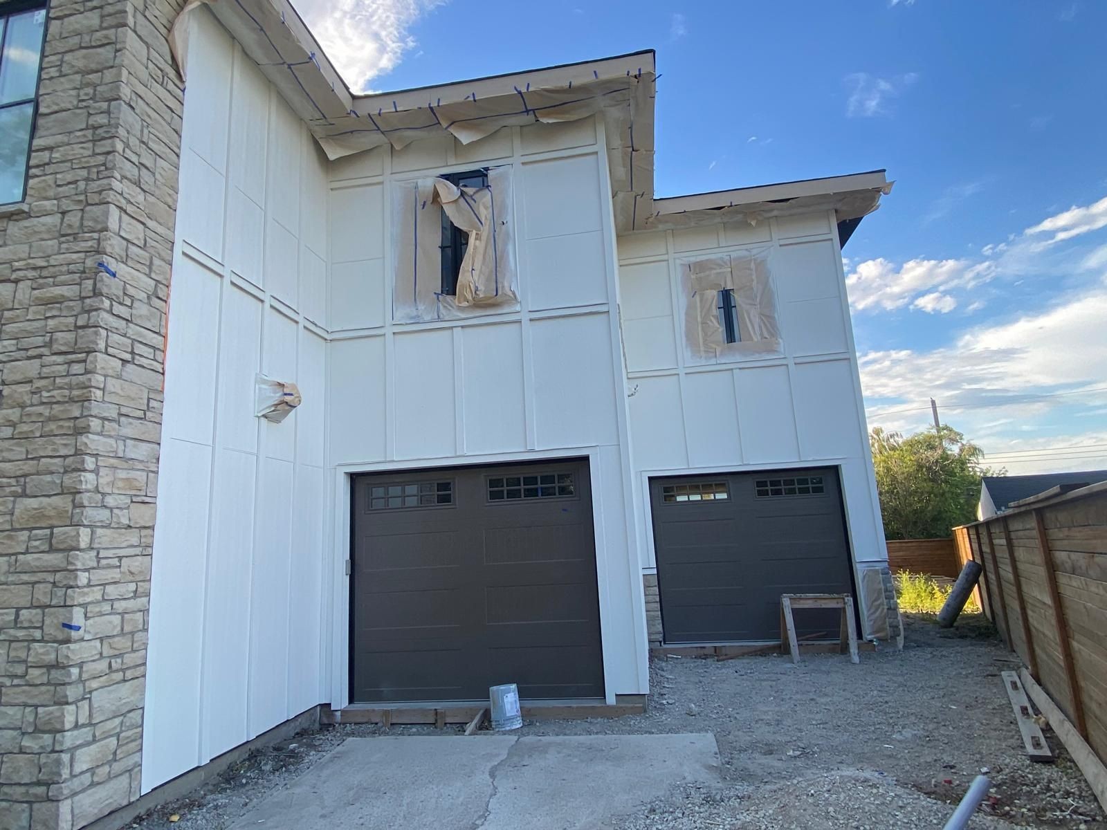 We're also painting your garage door 